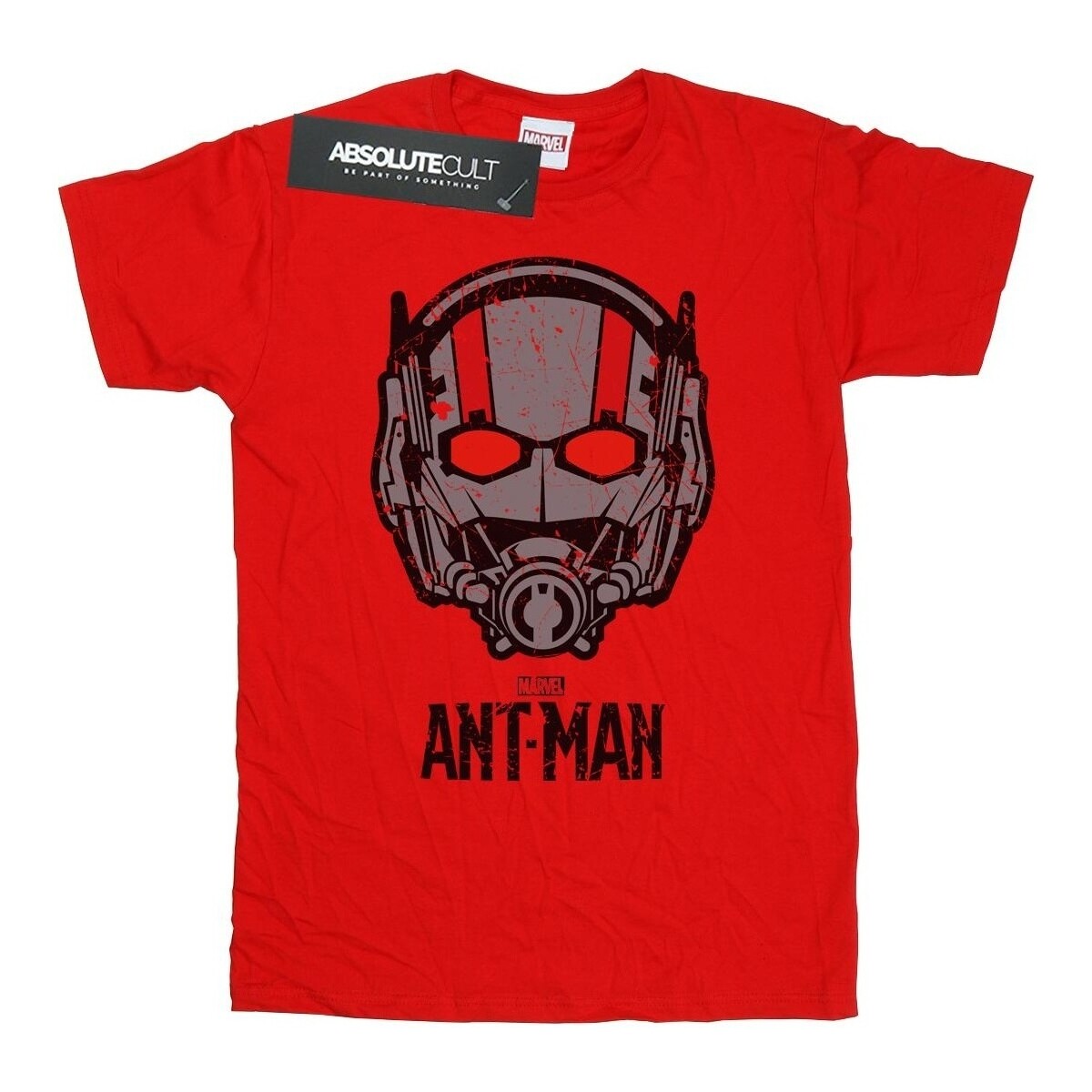 textil Niña Camisetas manga larga Marvel Ant-Man Helmet Rojo