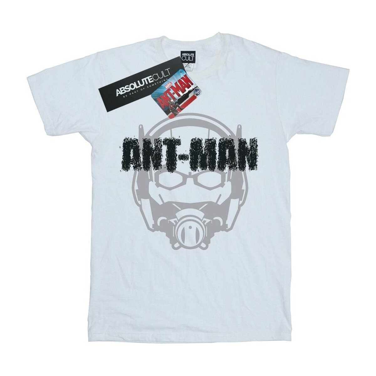 textil Niña Camisetas manga larga Marvel Ant-Man Helmet Fade Blanco
