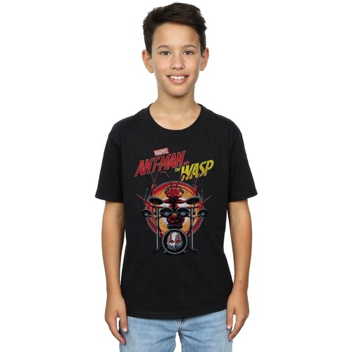 textil Niño Tops y Camisetas Marvel Ant-Man And The Wasp Drummer Ant Negro