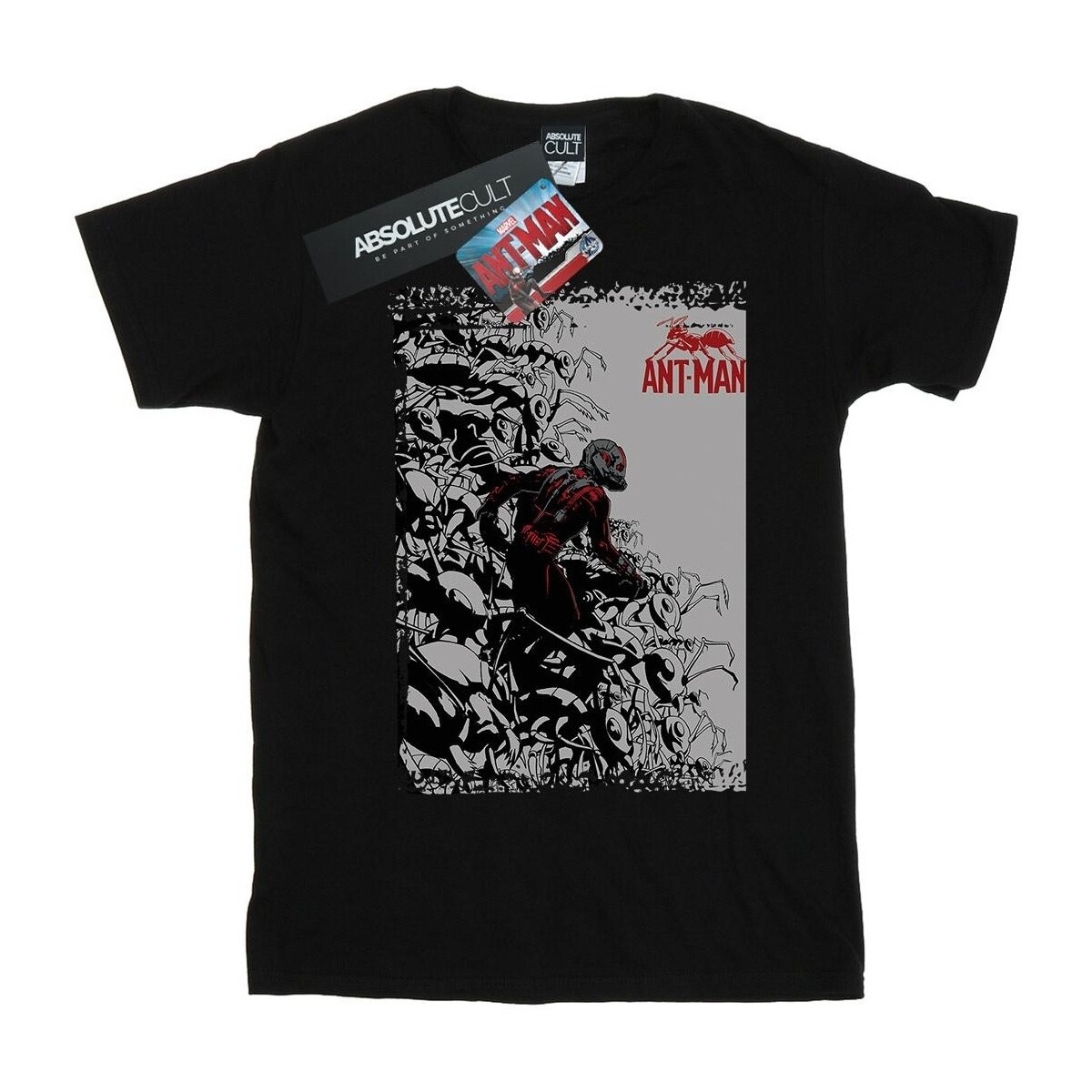 textil Niña Camisetas manga larga Marvel Ant-Man Army Negro