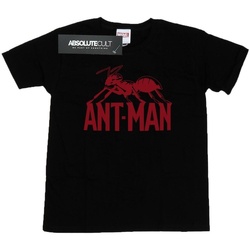 textil Niña Camisetas manga larga Marvel Ant-Man Logo Negro