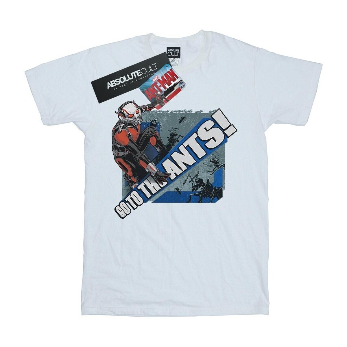 textil Niña Camisetas manga larga Marvel Ant-Man Go To The Ants Blanco