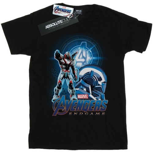 textil Mujer Camisetas manga larga Marvel Avengers Endgame War Machine Team Suit Negro