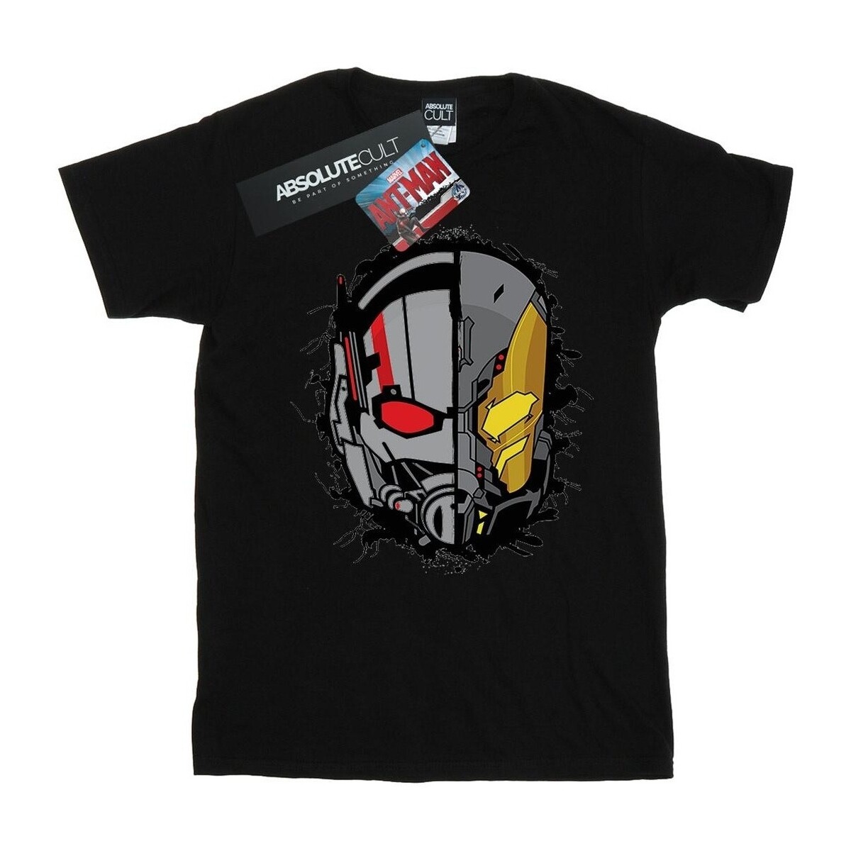 textil Niña Camisetas manga larga Marvel Ant-Man Split Helmet Negro