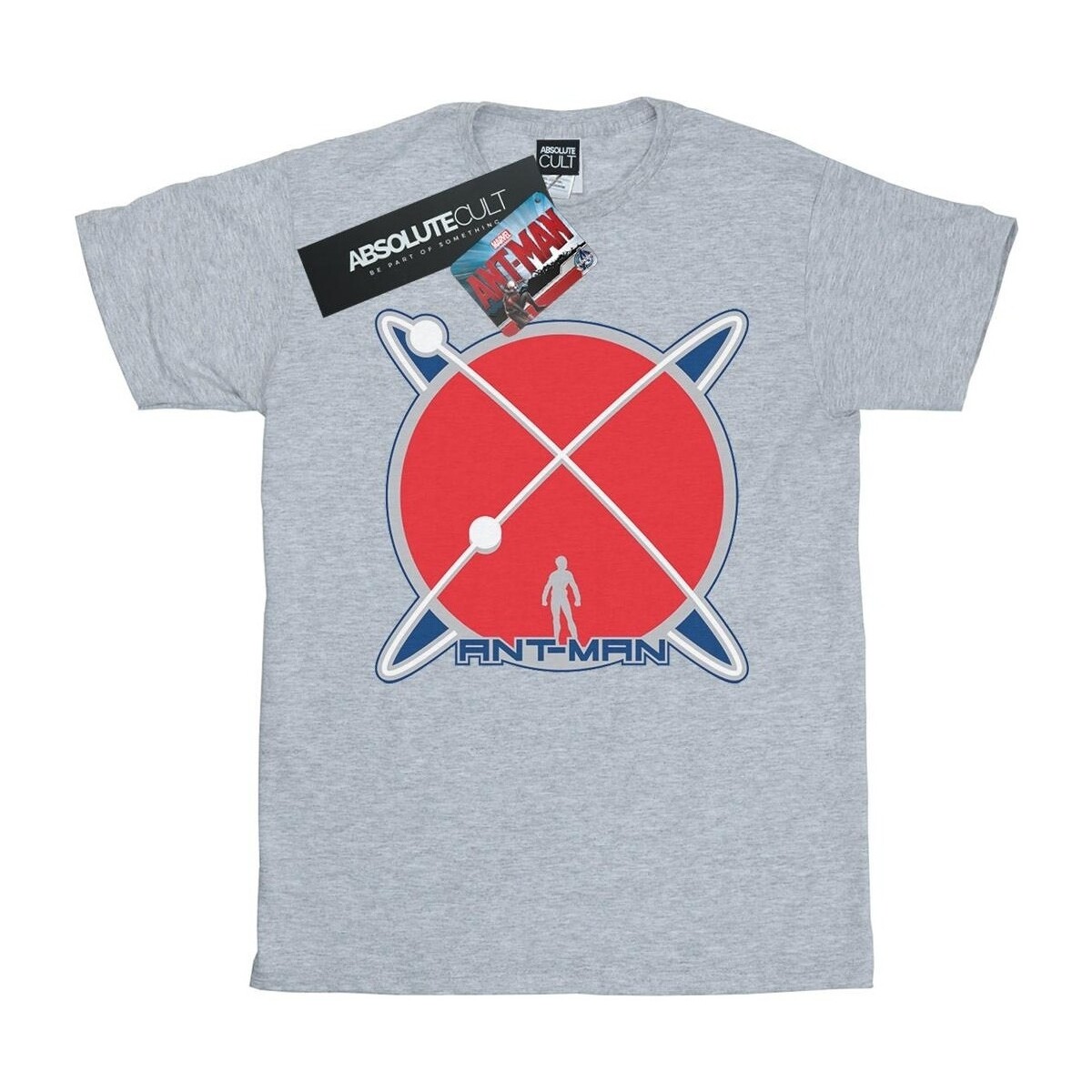 textil Niña Camisetas manga larga Marvel Ant-Man Planet Logo Gris