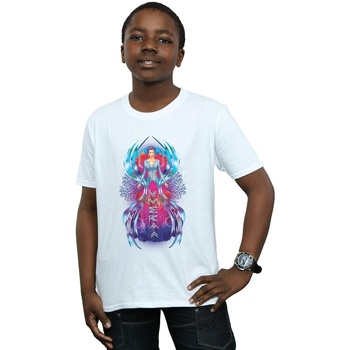 textil Niño Camisetas manga corta Dc Comics Aquaman Mera Dress Blanco