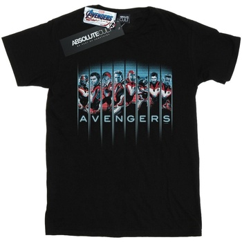 textil Mujer Camisetas manga larga Marvel Avengers Endgame Team Tech Assemble Negro