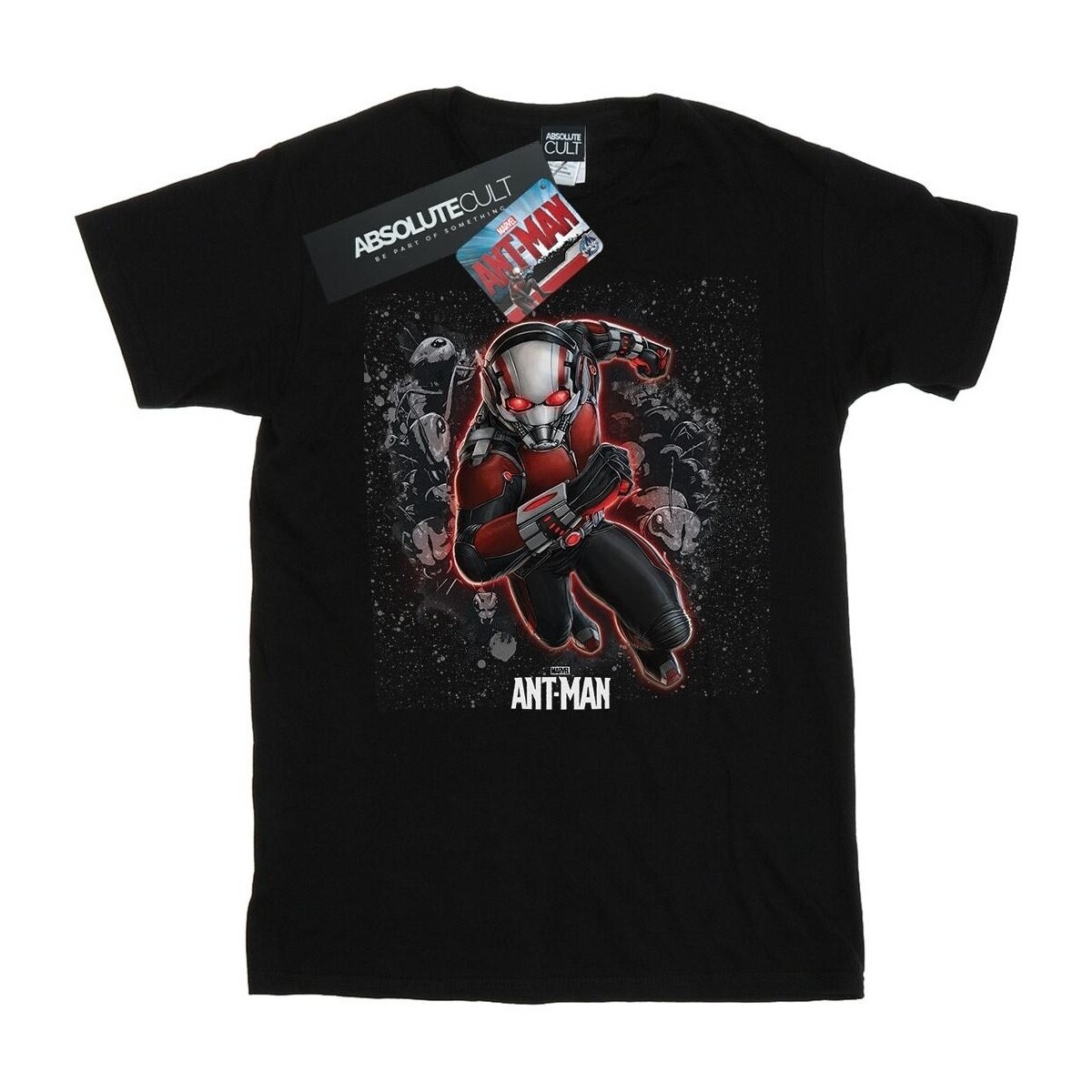 textil Niña Camisetas manga larga Marvel Ant-Man Ants Running Negro