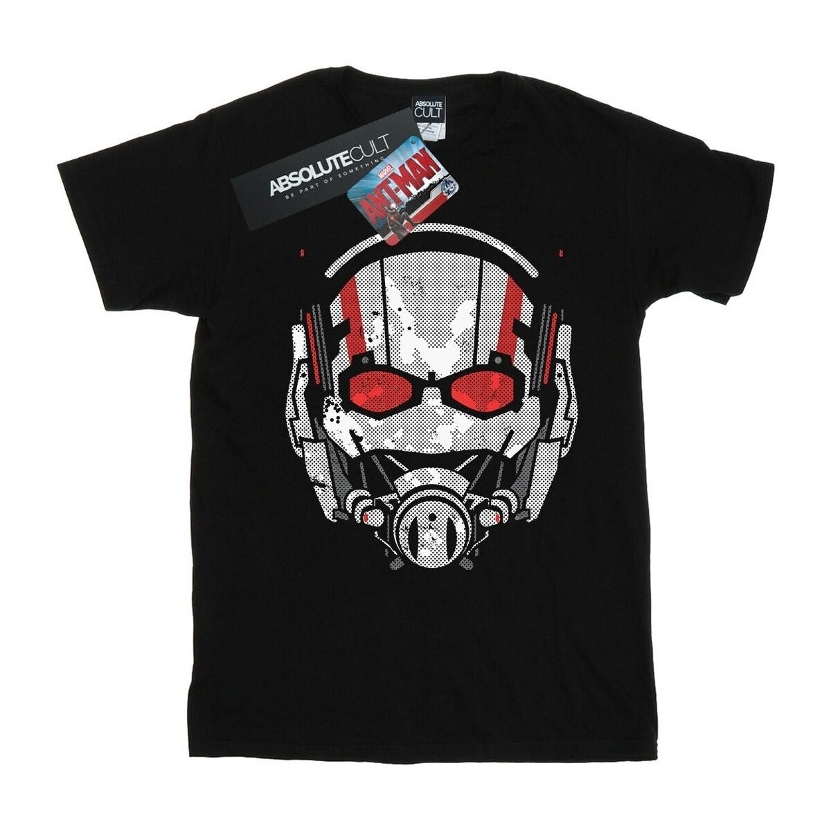 textil Niña Camisetas manga larga Marvel Ant-Man Helmet Distressed Negro
