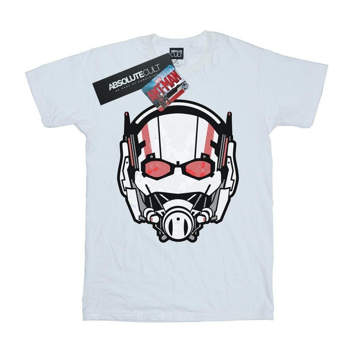 textil Niña Camisetas manga larga Marvel Ant-Man Helmet Distressed Blanco