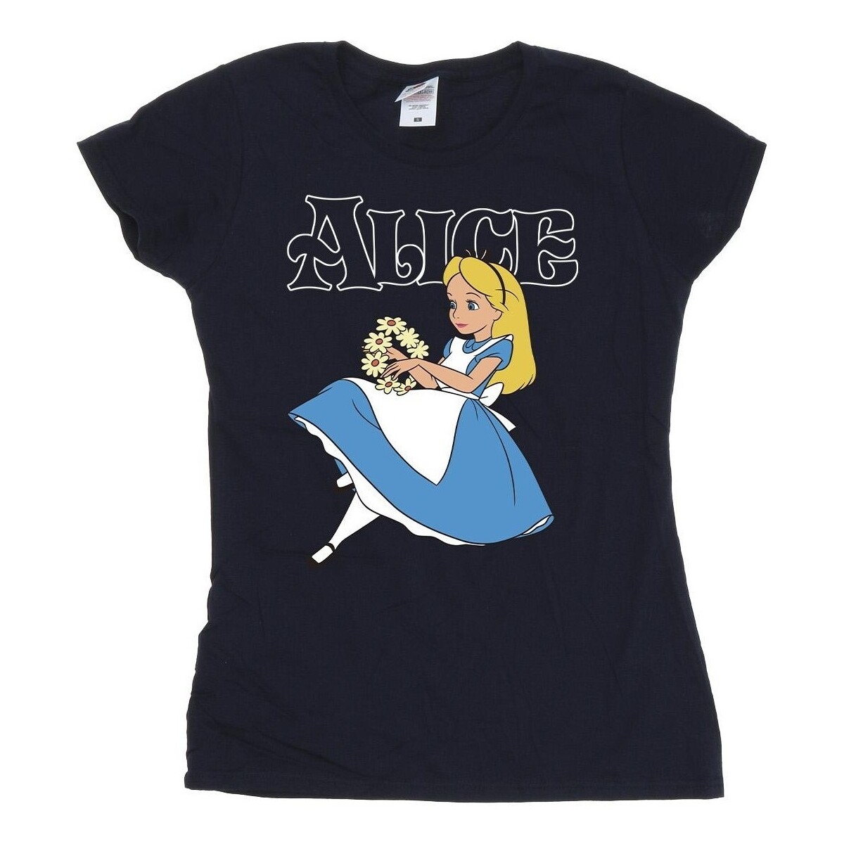 textil Mujer Camisetas manga larga Disney Alice In Wonderland Flowers Azul