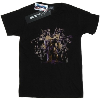 textil Mujer Camisetas manga larga Marvel Avengers Endgame Vs Thanos Negro