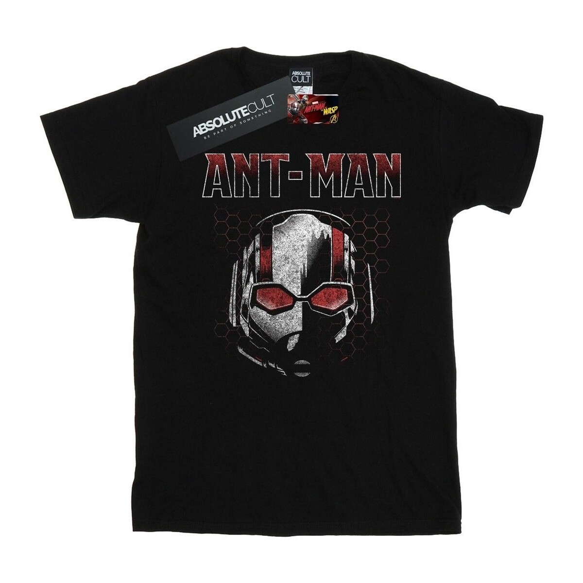 textil Niña Camisetas manga larga Marvel Ant-Man And The Wasp Scott Mask Hexagon Negro