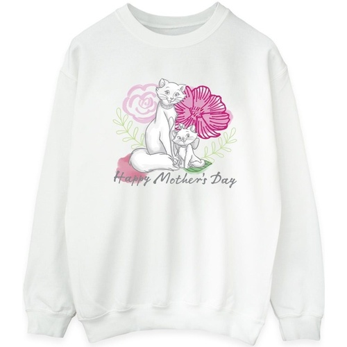 textil Mujer Sudaderas Disney The Aristocats Mother's Day Blanco