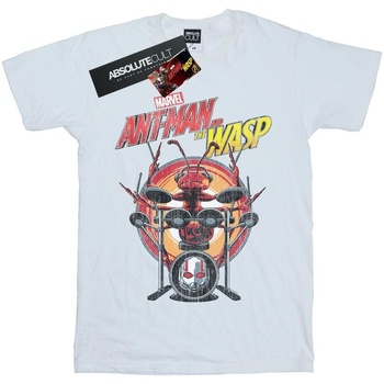textil Niña Camisetas manga larga Marvel Ant-Man And The Wasp Drummer Ant Blanco