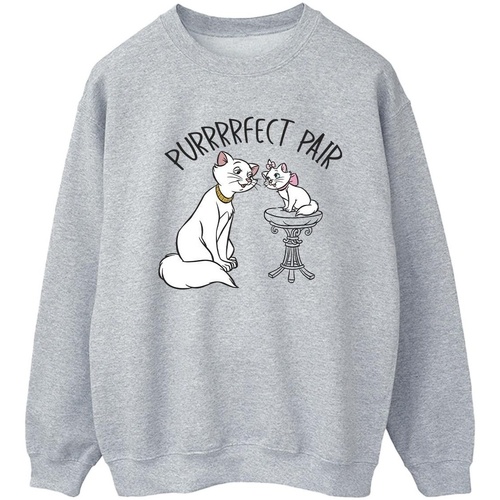 textil Mujer Sudaderas Disney The Aristocats Purrfect Pair Gris