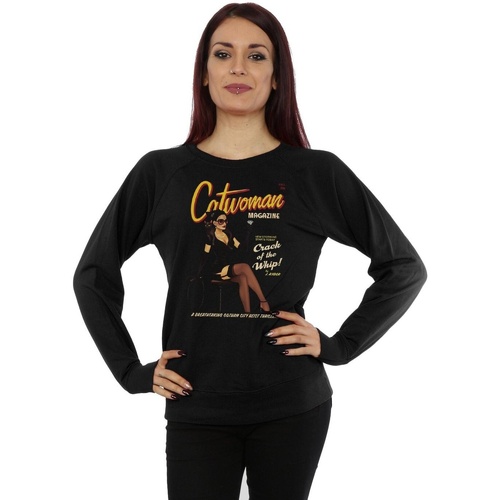 textil Mujer Sudaderas Dc Comics Catwoman Bombshell Cover Negro