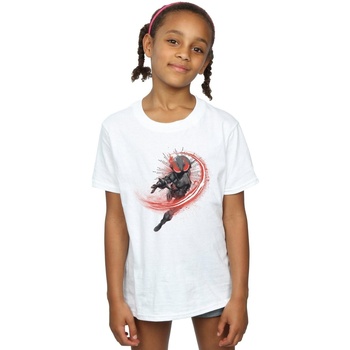 textil Niña Camisetas manga larga Dc Comics Aquaman Black Manta Flash Blanco