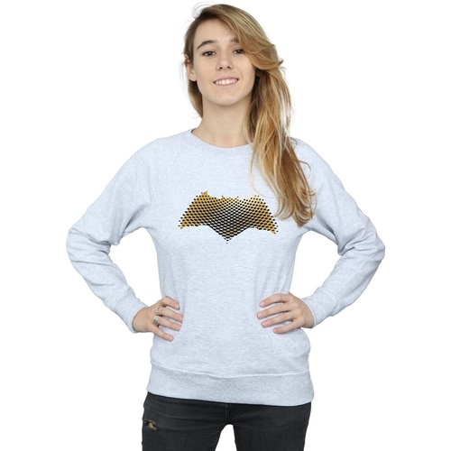 textil Mujer Sudaderas Dc Comics Justice League Movie Batman Logo Textured Gris