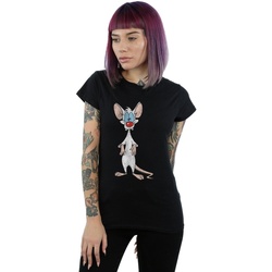 textil Mujer Camisetas manga larga Animaniacs Pinky Classic Pose Negro