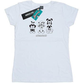 textil Mujer Camisetas manga larga Animaniacs Three Evils Blanco