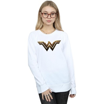 textil Mujer Sudaderas Dc Comics Justice League Movie Wonder Woman Emblem Blanco