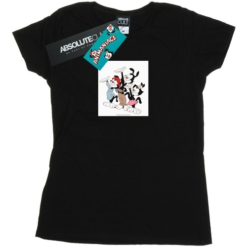 textil Mujer Camisetas manga larga Animaniacs Ta Da Negro