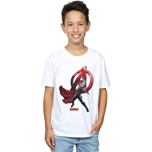 textil Niño Camisetas manga corta Marvel Thor Pose Blanco