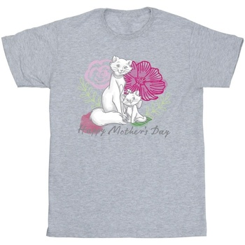 textil Niña Camisetas manga larga Disney The Aristocats Mother's Day Gris