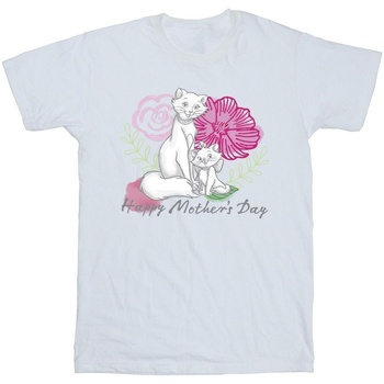 textil Niña Camisetas manga larga Disney The Aristocats Mother's Day Blanco