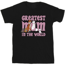 textil Niña Camisetas manga larga Disney The Aristocats Greatest Mum Negro