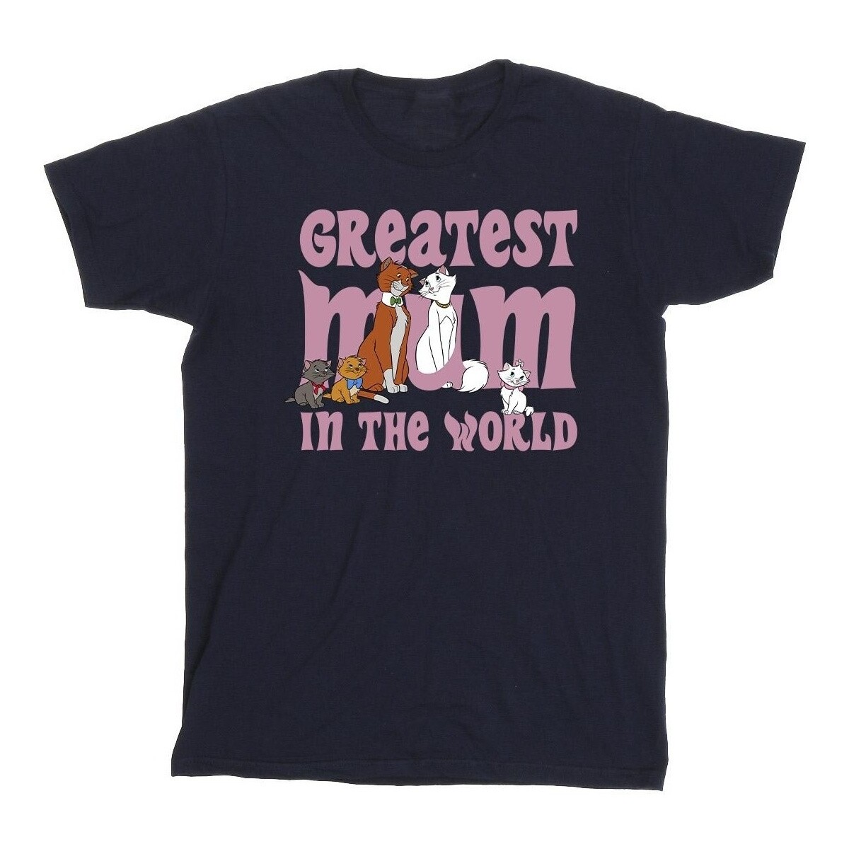 textil Niña Camisetas manga larga Disney The Aristocats Greatest Mum Azul