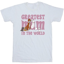 textil Niña Camisetas manga larga Disney The Aristocats Greatest Mum Blanco
