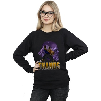 textil Mujer Sudaderas Marvel Avengers Infinity War Thanos Character Negro