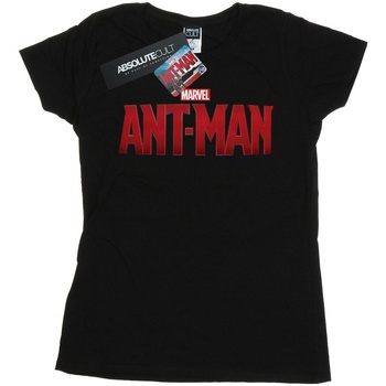 textil Mujer Camisetas manga larga Marvel Ant-Man Movie Logo Negro
