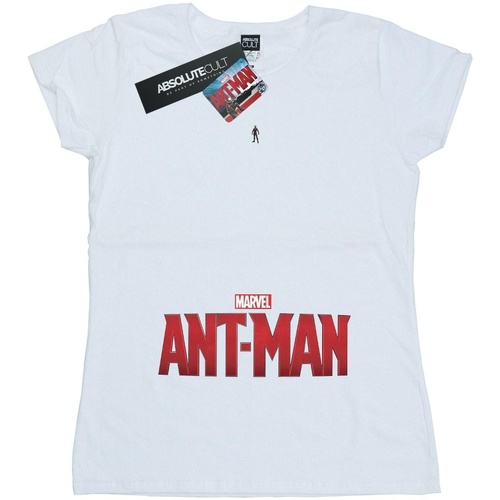 textil Mujer Camisetas manga larga Marvel Ant-Man Ant Sized Logo Blanco