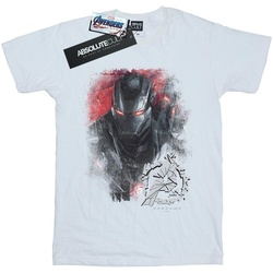 textil Hombre Camisetas manga larga Marvel Avengers Endgame War Machine Brushed Blanco