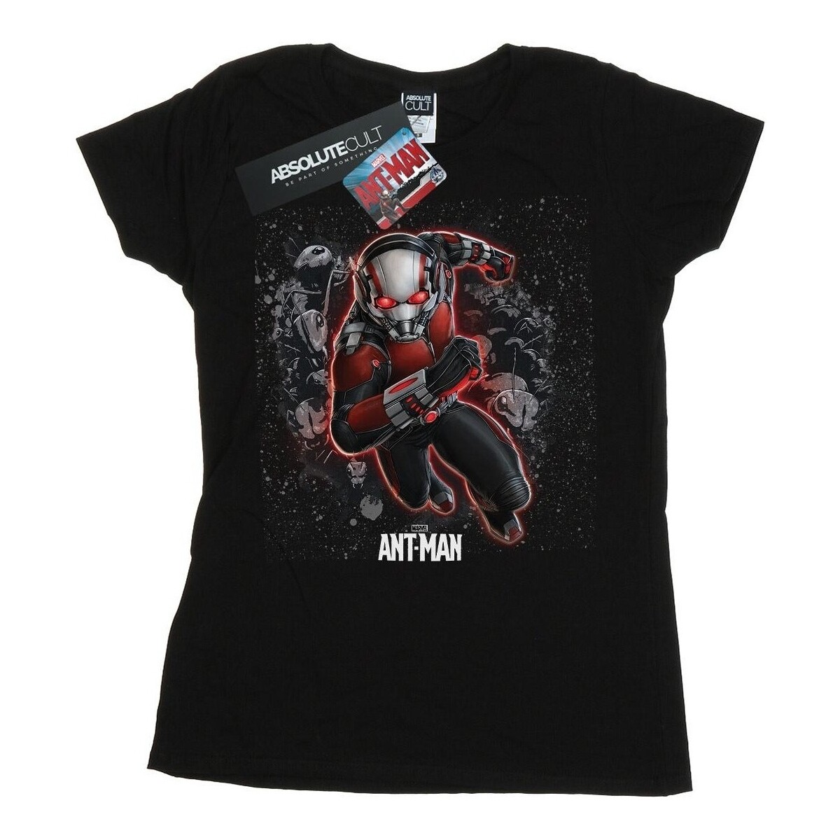 textil Mujer Camisetas manga larga Marvel Ant-Man Ants Running Negro