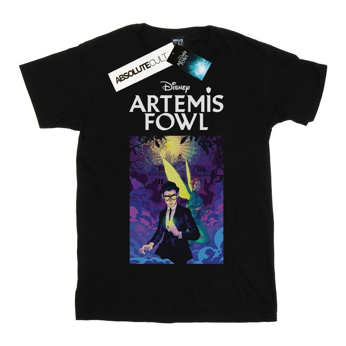 textil Niña Camisetas manga larga Disney Artemis Fowl Book Cover Negro