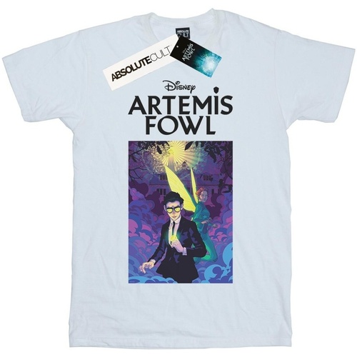 textil Niña Camisetas manga larga Disney Artemis Fowl Book Cover Blanco