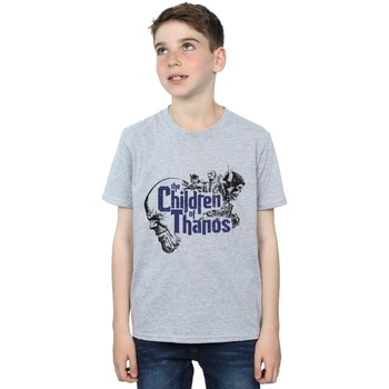 textil Niño Tops y Camisetas Marvel Avengers Infinity War Children Of Thanos Gris