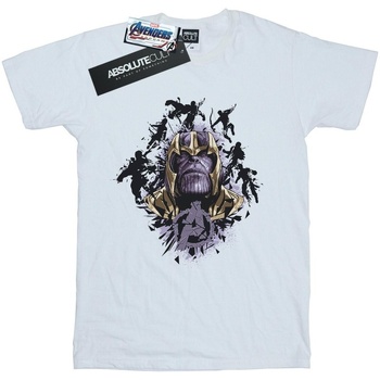 textil Hombre Camisetas manga larga Marvel Avengers Endgame Warlord Thanos Blanco