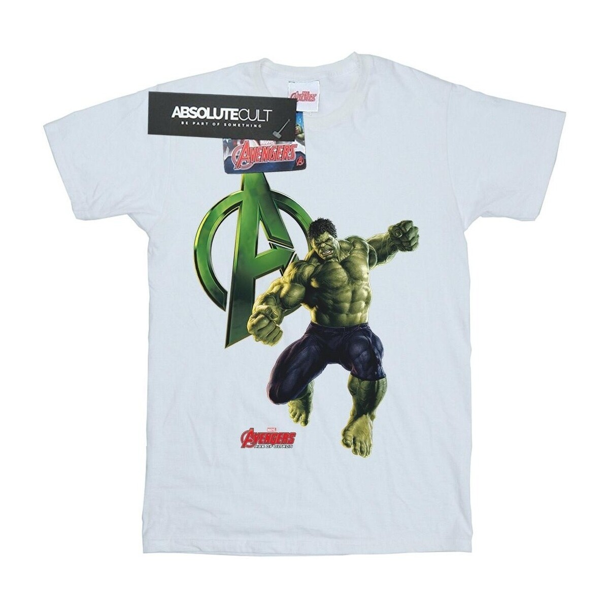textil Niña Camisetas manga larga Marvel Hulk Pose Blanco