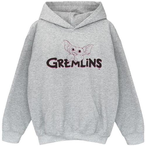textil Niña Sudaderas Gremlins Logo Line Gris