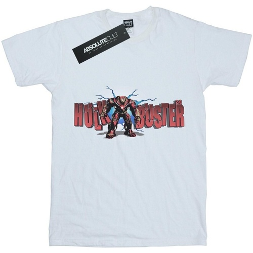 textil Niña Camisetas manga larga Marvel Avengers Infinity War Hulkbuster 2.0 Blanco