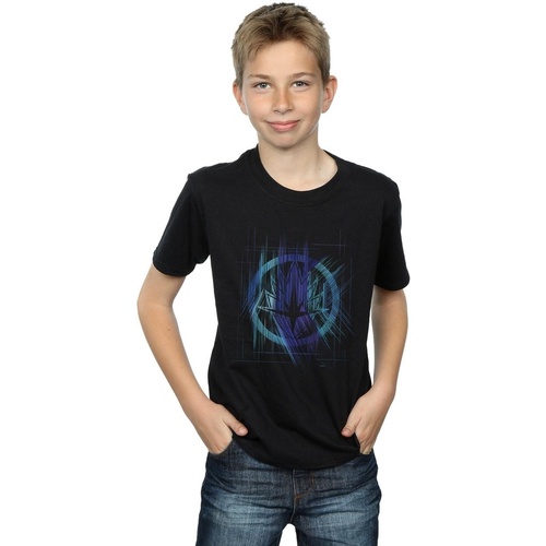 textil Niño Tops y Camisetas Marvel Avengers Infinity War Guardian Lines Negro