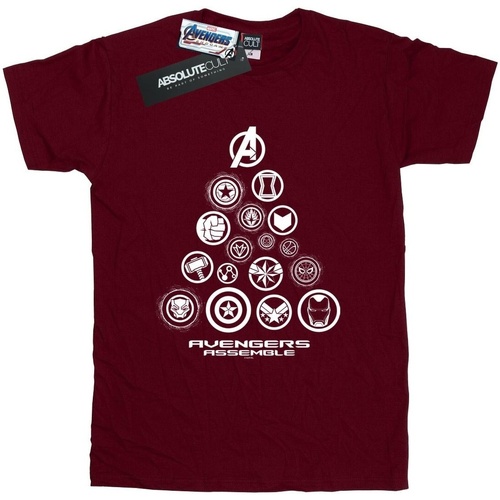textil Mujer Camisetas manga larga Marvel Avengers Endgame Pyramid Icons Multicolor