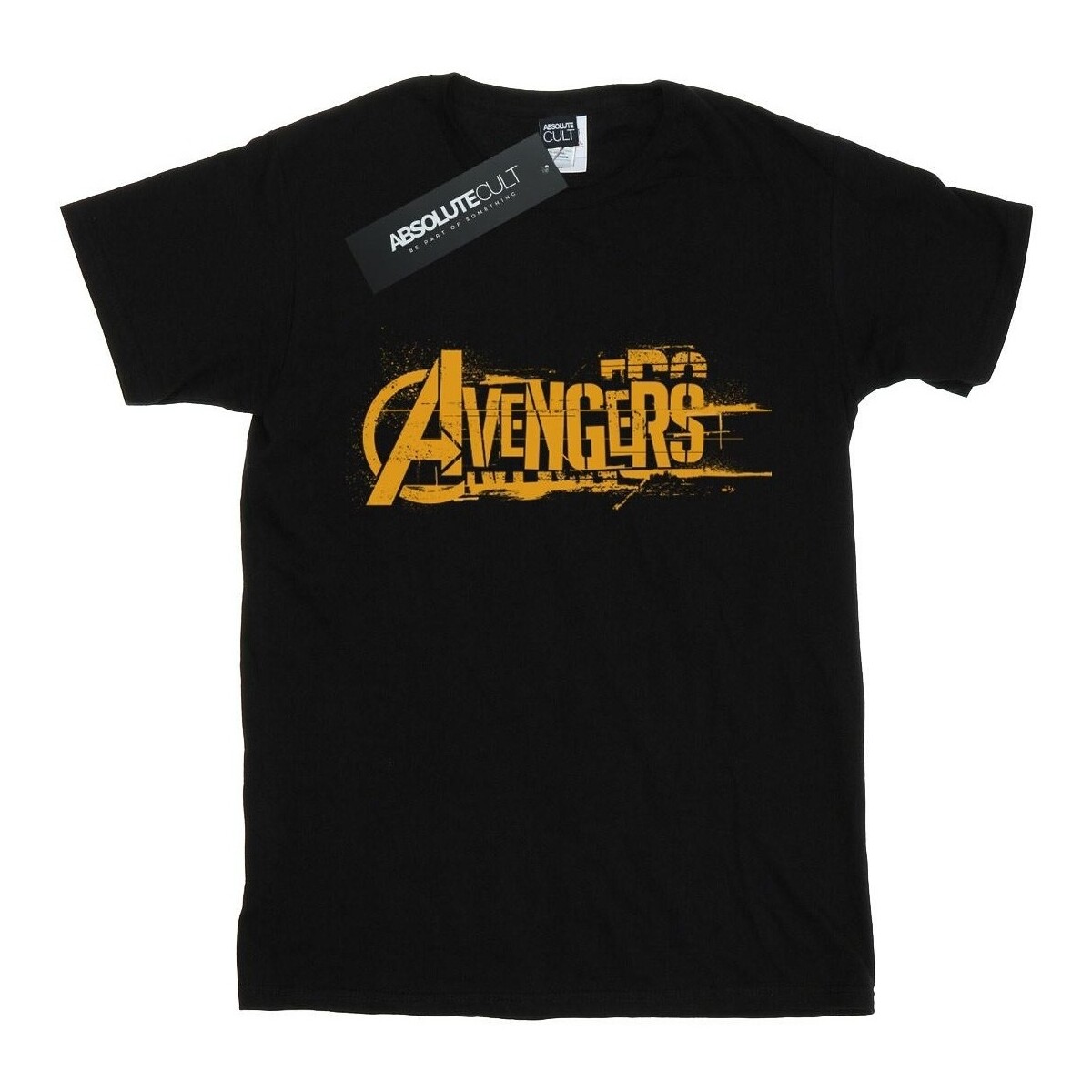 textil Niña Camisetas manga larga Marvel Avengers Infinity War Orange Logo Negro