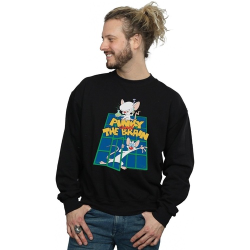 textil Hombre Sudaderas Animaniacs Pinky And The Brain Laboratory Negro