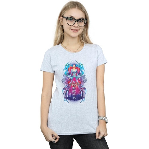 textil Mujer Camisetas manga larga Dc Comics Aquaman Mera Dress Gris